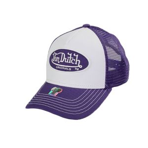 Von Dutch Originals Trucker Cap Boston white/purple
