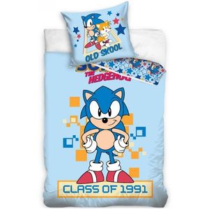 Súprava posteľnej bielizne Ježko Sonic - Retro