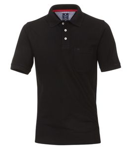 Redmond - Regular Fit - Herren Polo Shirt in verschiedenen Farben (900), Größe:6XL, Farbe:Schwarz(90)