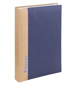 Ideal Chapter Einsteckalbum für 300 Fotos in 10x15 cm Foto Album mit Farbauswahl - Farbe: Blau