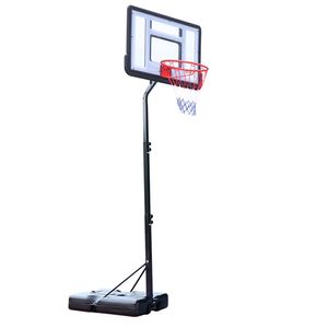 FCH Basketballständer Basketballkorb mit Ständer Tragbar Korbanlage Outdoor Basketballanlage Höhenverstellbar von 210 bis 260 cm