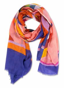 Oilily Schal Woven Scarf Happytrack Cherry Tomato bunt