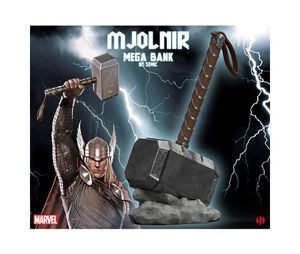 Semic Marvel Thor Mjölnir Hammer Spardose 28 cm BBSMO14