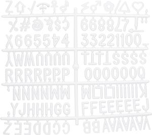 Securit Buchstaben-Set für Wandtafel "LETTER BOARD" weiß 256 Acryl Buchstaben