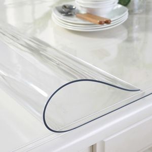PVC Tischfolie Tischschutz Glasklar Transparent Stärke 2mm 100x200cm+Toleranz