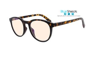 BlueShields von Noci Eyewear RFD350 Figo Bildschirmbrille ohne Sehstärke 0.00 – Schildkröte – Blaulichtfilter