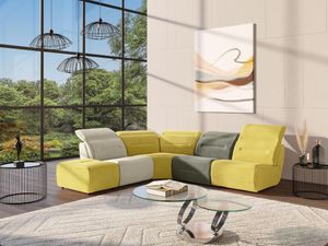 Couchtisch mit drehbaren Tischplatten - Sicherheitsglas & Metall - JOLINE