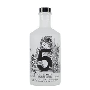 5 Continents Hamburg Dry Gin 0,7l