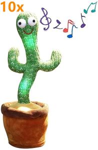 Hovoriaci kaktus plyšová hračka, tancujúci kaktus spievajúci kaktus, kaktusová plyšová bábika pre deti