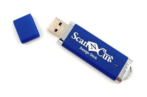 USB-Designstick für Brother ScanNCut, 300 Designs + 3 Alphabete