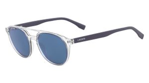 LACOSTE 38750 424 CRYSTAL/NAVY 52/18/145 Okulary przeciwsłoneczne unisex