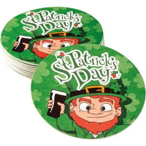 bierdeckel St. Patricks Tag 10 cm 10 Stück