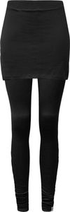 Yoga-Leggings with Skirt - black L