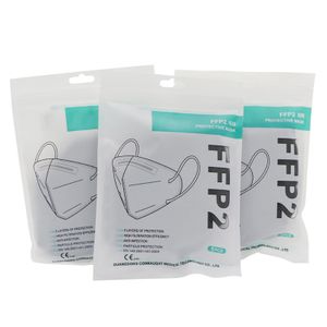40 Stück Echte preiswerte FFP2-Maske, CE-0161 fünfschichtige Schutzmaske, Mundschutz gege  , filter, 95% Filterschutzmaske schwarz