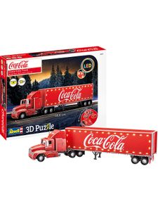 Revell Spiele & Puzzle 3D-Puzzle Coca-Cola Truck - LED Edition, 168 Teile, 58,6 cm 3D Puzzle Puzzle 3D sw13116