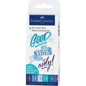 FABER-CASTELL Tuschestift PITT artist pen 6er Etui