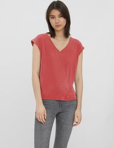 VERO MODA Basic Stretch T-Shirt V-Neck VMFILLI Größe: XL