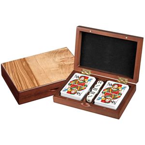 Philos Romme - Kartenbox mit Würfel und Magnetverschluss (6656)