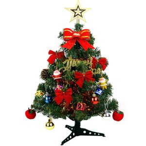 Weihnachtsbaum 45cm Künstlicher Weihnachtsbaum, Tisch Weihnachtsbaum Tannenbaum Christbaum Baum Geschmückt für Weihnachten Dekoration