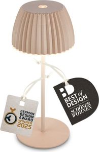 LED Tischlampe Akku LED Tischleuchte Dimmbar Kabellos Touch Aussen/Innen