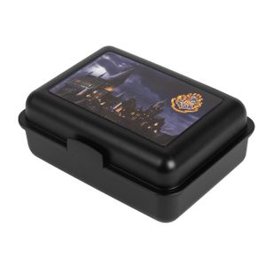 Harry Potter Brotdose - Hogwarts Lunchbox Butterbrotdose mit Trennwand Schwarz