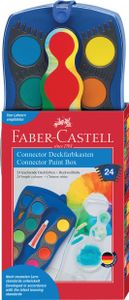FABER-CASTELL Connector Wasserfarbkasten 24 Farben