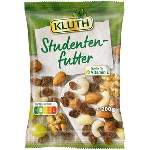 Kluth Studentenfutter Premium Snack Quelle für Vitamin E 200g