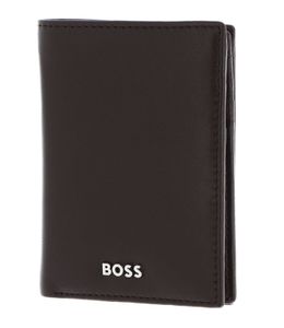 HUGO BOSS Classic Smooth Trifold Card Case Brown