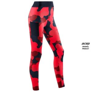 CEP Spodnie do biegania Camocloud damskie CEP camocloud tights, pink/peacoat, women, S