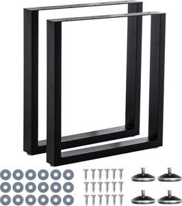 2er Set Tischgestell 70x72 cm Tischbeine Tischkufen schwarz Stahl Tischuntergestell 80x40mm Industrie Design Esstischgestell 2 Stück Tischfuß Hairpin Tisch 2er Set Tischgestell 70x72 cm Tischbeine Tischkufen schwarz Stahl Tischuntergestell 80x40mm Industrie Design Esstischgestell 2 Stück Tischfuß Hairpin Tisch