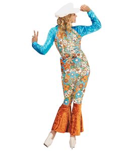 Hippy Kostüm Hippie Frau Gr.XL - Hippie Woman