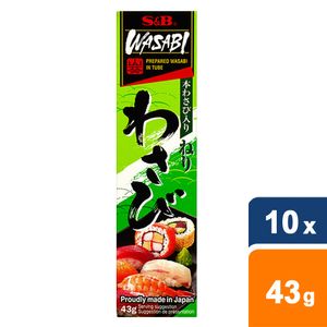 S&B - Wasabi Paste - 10x 43g