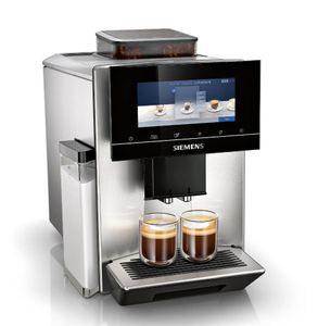 Siemens, Kaffeevollautomat, EQ900, Barista Modus, 2 Keramikmahlwerke, 6,8" Touch&Slide Display, Home Connect Anschlussmöglichkeit, Edelstahl, TQ903R03