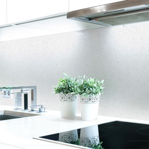 Küchenrückwand Stein Motive Eco Express Polyester 0,1 mm selbstklebend, Größe:400 x 80 cm, Muster:Steinwand hellgrau