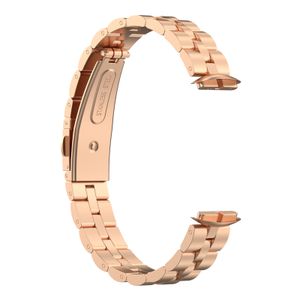 Edelstahl-Uhrenarmband Ersatzarmband in Roségold für Fitbit Luxe / Fitbit Luxe Special Edition Uhrenzubehör