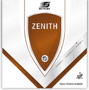 Sunflex Zenith Tischtennis-Belag 2,1mm Schwamm schwarz| Tischtennisschläger Tischtennisbelag