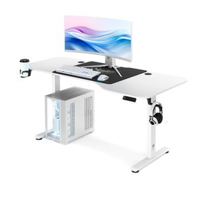Diablo Gaming Tisch Elektrisch X-Tensio Computertisch Bürotisch Schreibtisch Memoryfunktion Touchscreen Höhenverstellbarer 160 cm