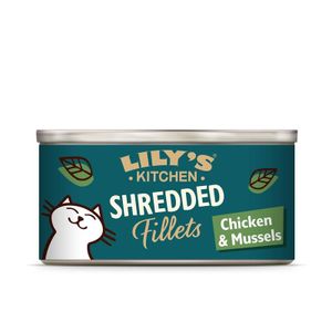 Lilys Kitchen Cat Shredded Fillets Chicken & Mussel 70g (Menge: 24 je Bestelleinheit)