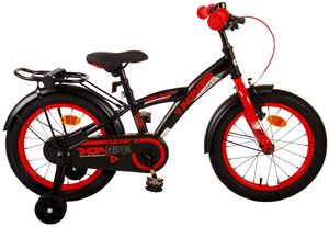 Volare Thombike Kinderfahrrad - Jungen - 16 Zoll - Schwarz Rot