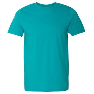 Gildan Soft-Style Herren T-Shirt, Kurzarm, Rundhalsausschnitt BC484 (L) (Jadegrün)