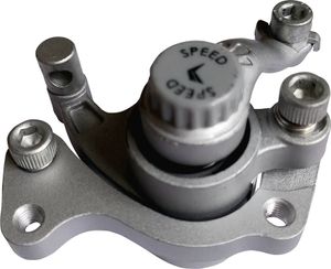 Bremssattel vorne silber inkl. Bremsbeläge