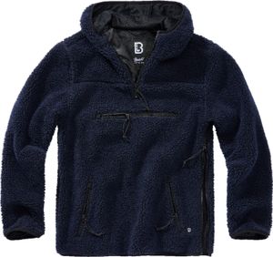 Brandit Teddyfleece Pullover Worker, navy