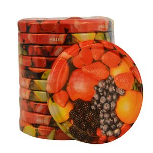 Pokrywka TWIST 82 decor FRUIT (10szt)