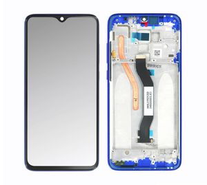 SMT - Original IPS LCD Display Touchscreen Bildschirm Rahmen Ocean Blau für Xiaomi Redmi Note 8 Pro M1906G7I / M1906G7 & Werkzeug