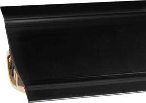 HOLZBRINK Küchenabschlussleiste Schwarz Küchenleiste PVC Wandabschlussleiste Arbeitsplatten 23x23 mm 150 cm