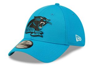 New Era - NFL Carolina Panthers 2022 Sideline Coach 39Thirty Stretch Cap : Blau S-M Farbe: Blau Größe: S-M