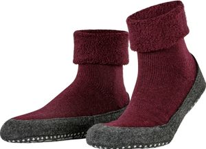 FALKE Uni Hausschuhe - Cosyshoe SO CP, Pantoffeln, Anti-Rutsch, einfarbig Dunkelrot 45-46