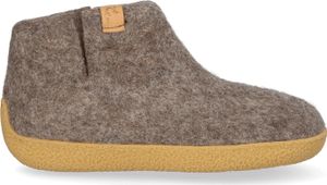 Tofvel Rabara Maha Wollfilz-Hausschuhe Marbled Brown Größe 38