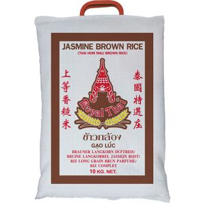 [ 10kg ] ROYAL THAI Naturreis AAA / Thai Brown Rice ( brauner Reis )