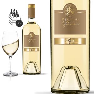 6er Karton 2021 Corse blanc von Prestige du Président  - Weißwein